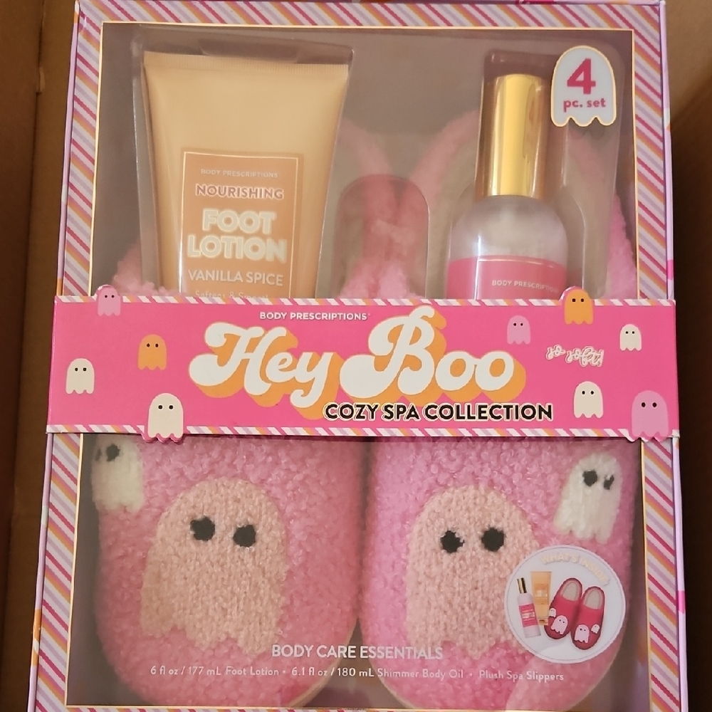 Hey Boo Cozy Spa Collection - Pink and Cream